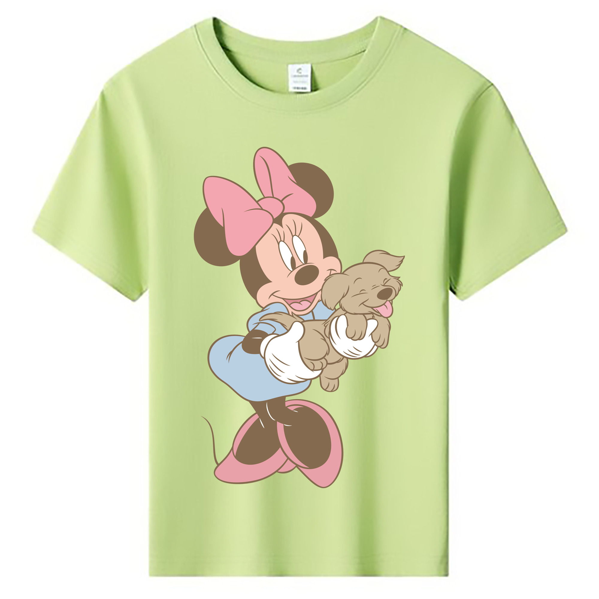ミッキーマウス Mickey Mouse 綿100％キッズTシャツ（フロントプリント）